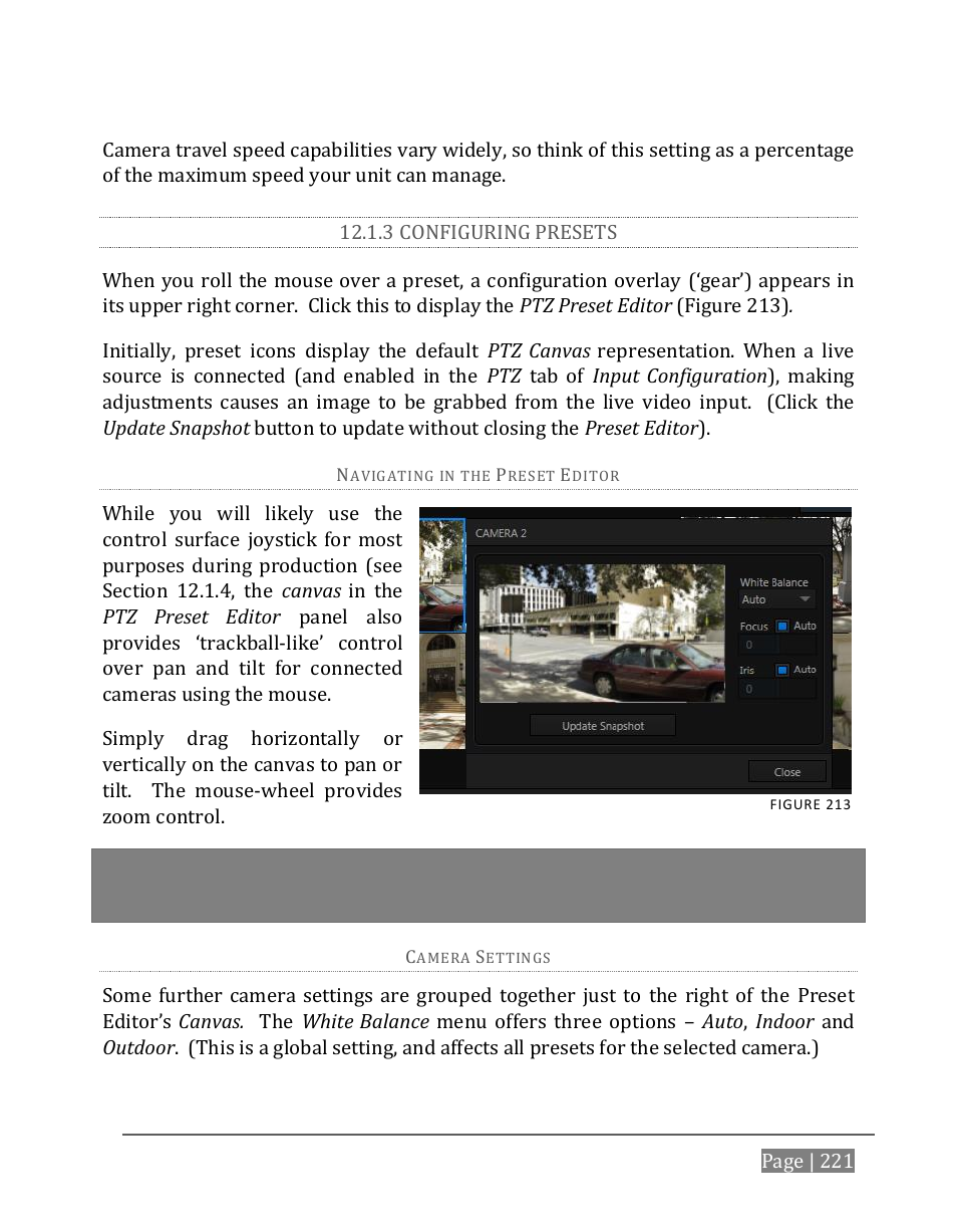 3 configuring presets | NewTek TriCaster 8000 User Manual | Page 237 / 529