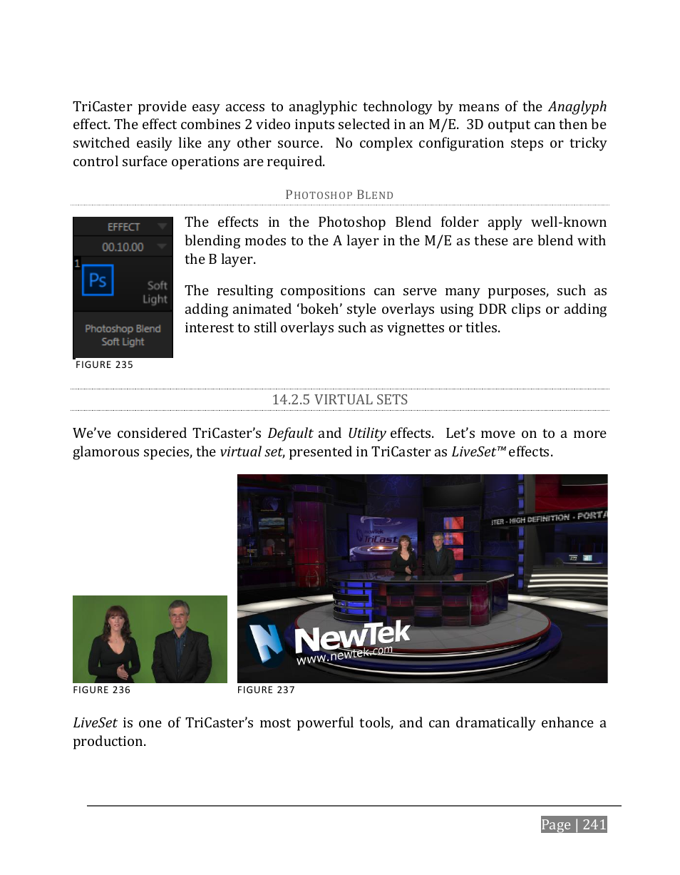 5 virtual sets | NewTek TriCaster 8000 User Manual | Page 257 / 529