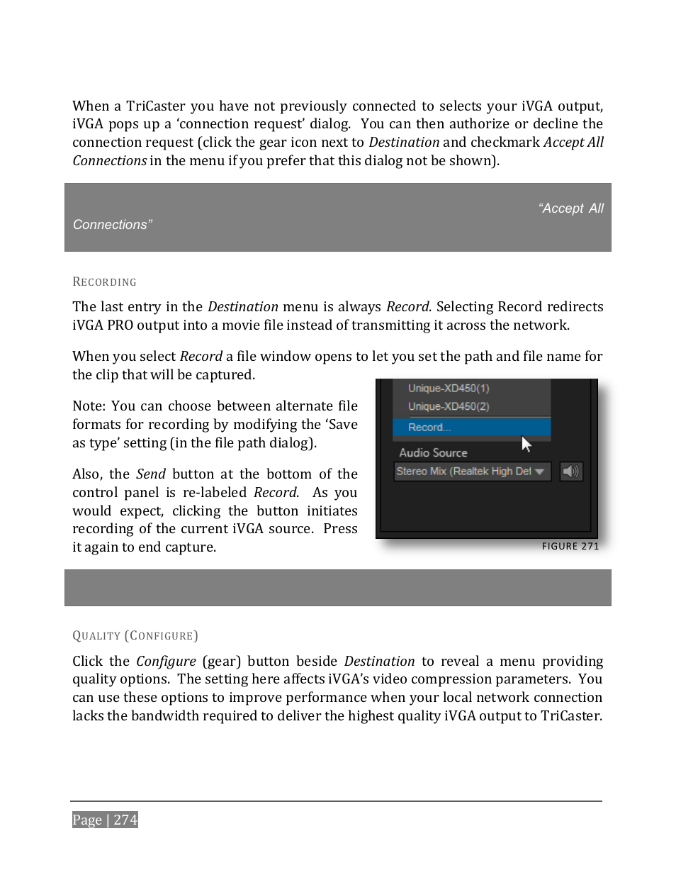 NewTek TriCaster 8000 User Manual | Page 290 / 529