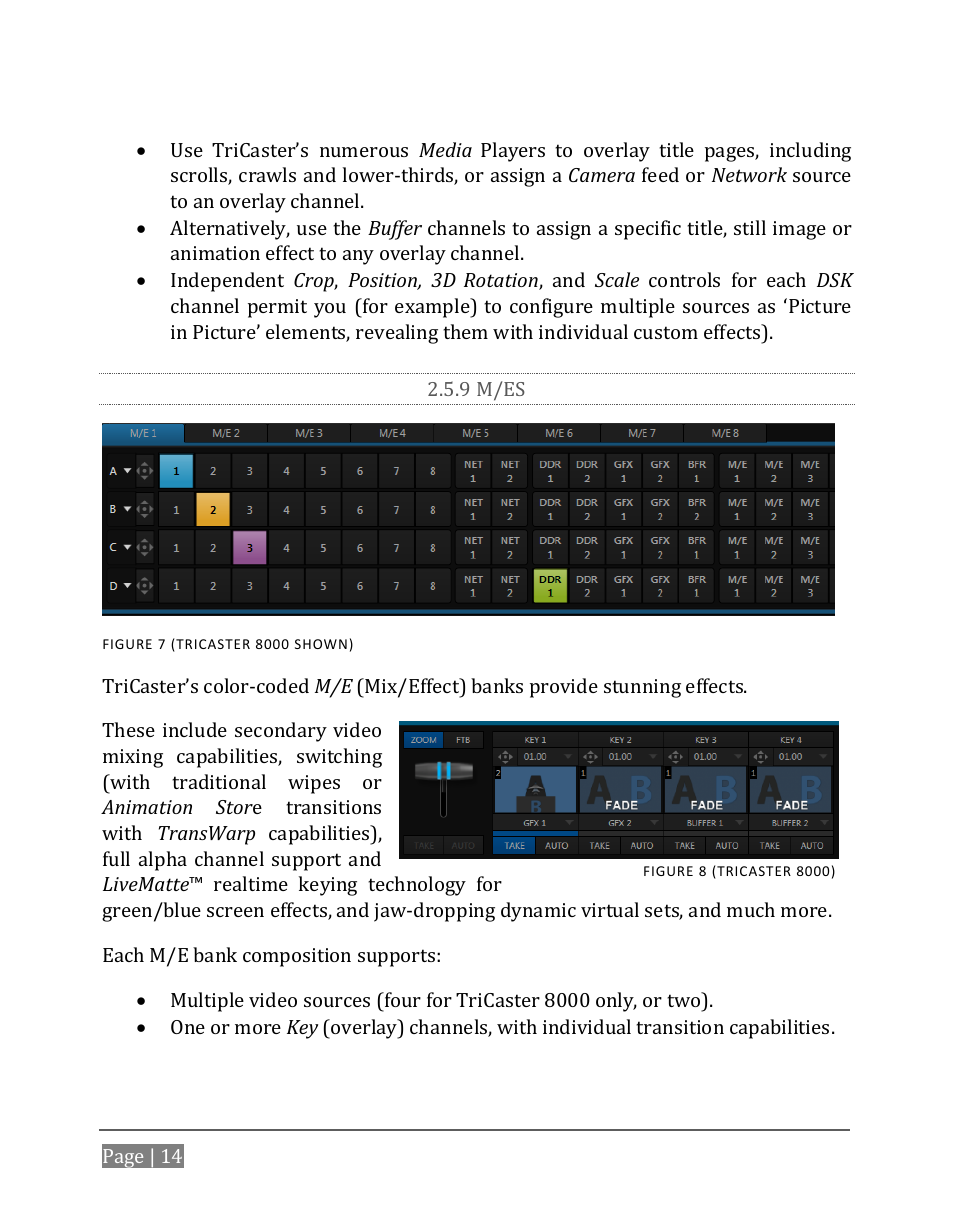 9 m/es | NewTek TriCaster 8000 User Manual | Page 30 / 529