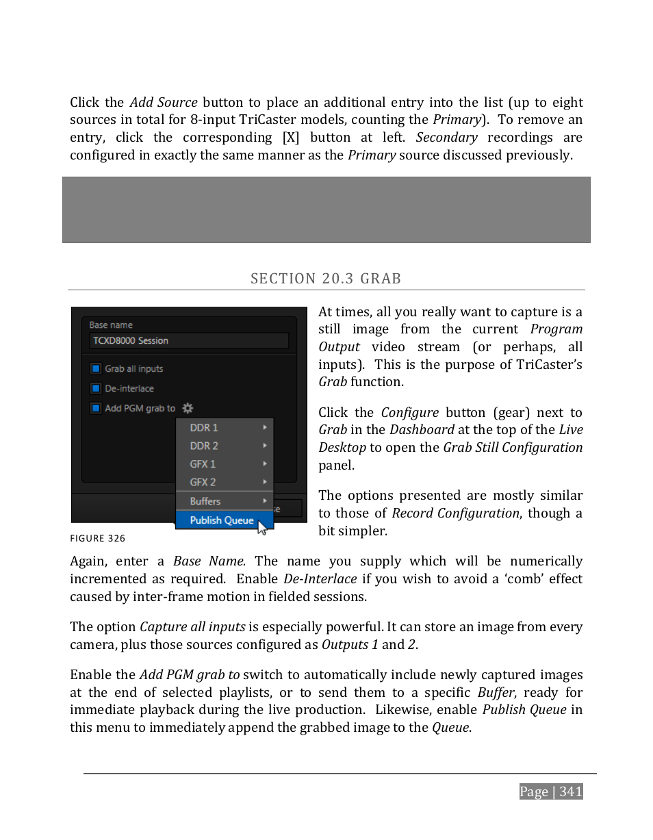 Ection | NewTek TriCaster 8000 User Manual | Page 357 / 529