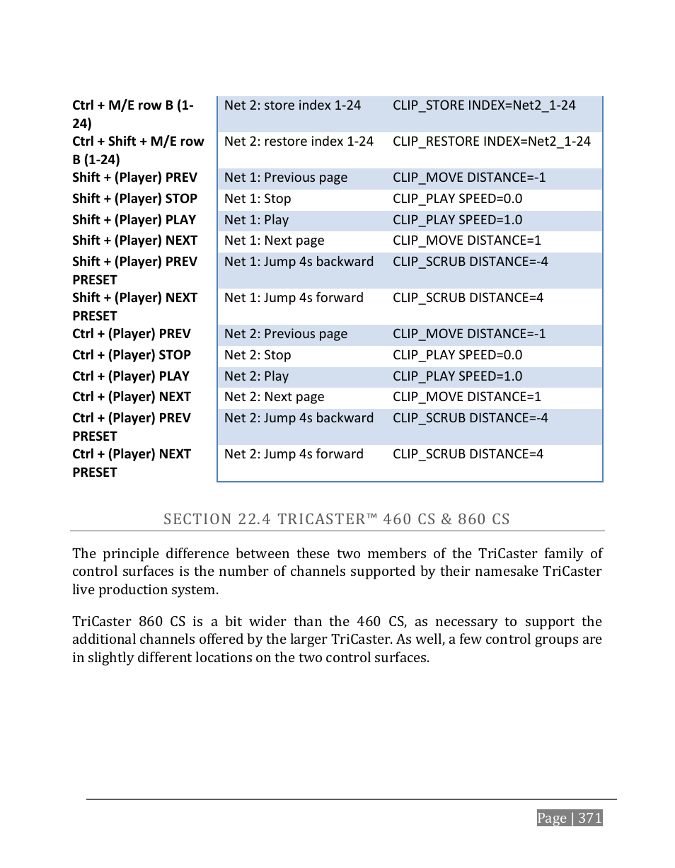 Ection, Aster | NewTek TriCaster 8000 User Manual | Page 387 / 529