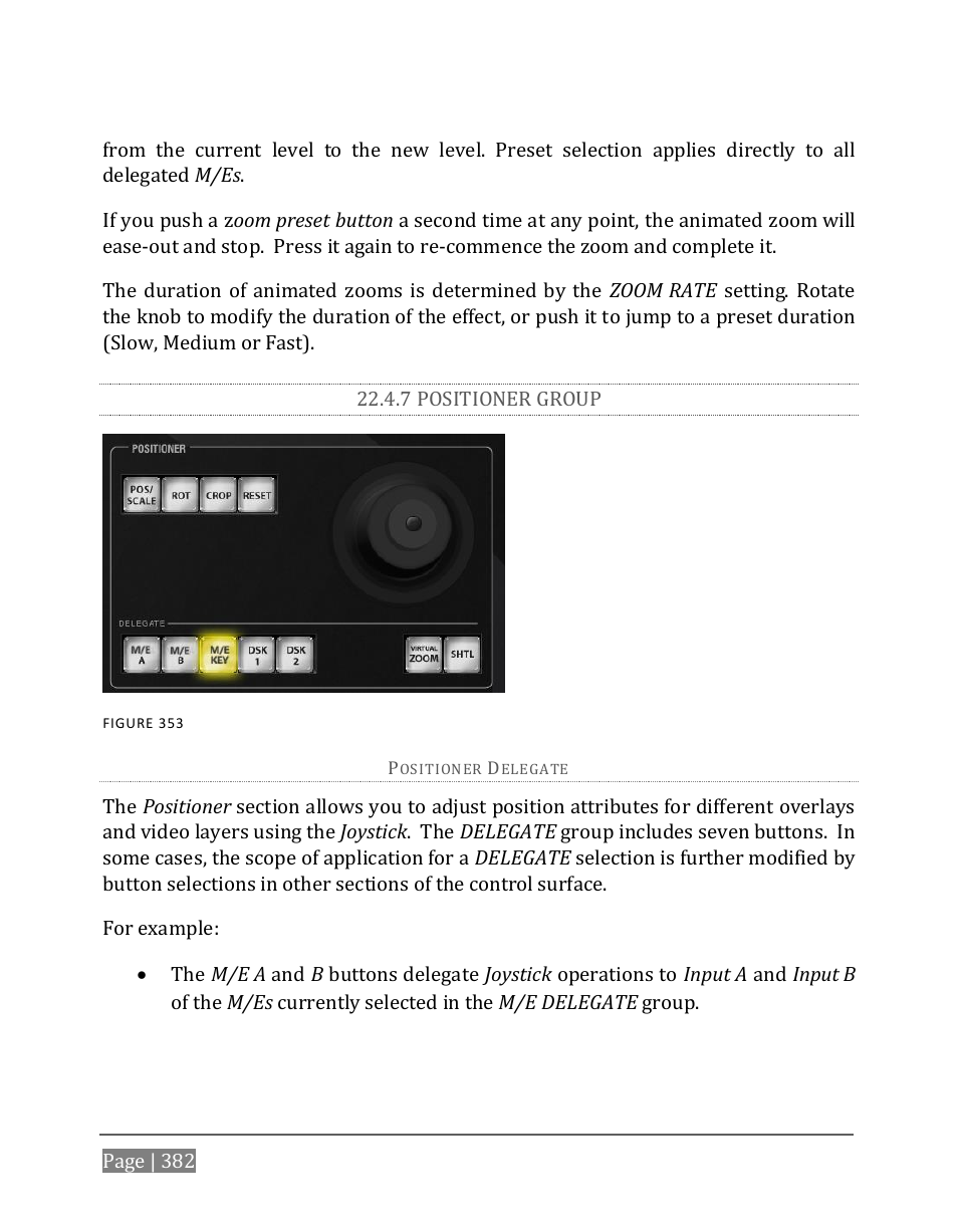 7 positioner group | NewTek TriCaster 8000 User Manual | Page 398 / 529