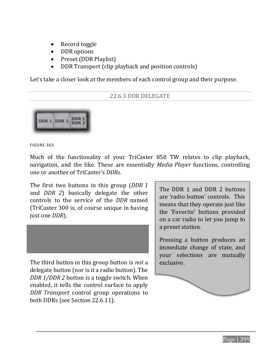 3 ddr delegate | NewTek TriCaster 8000 User Manual | Page 415 / 529