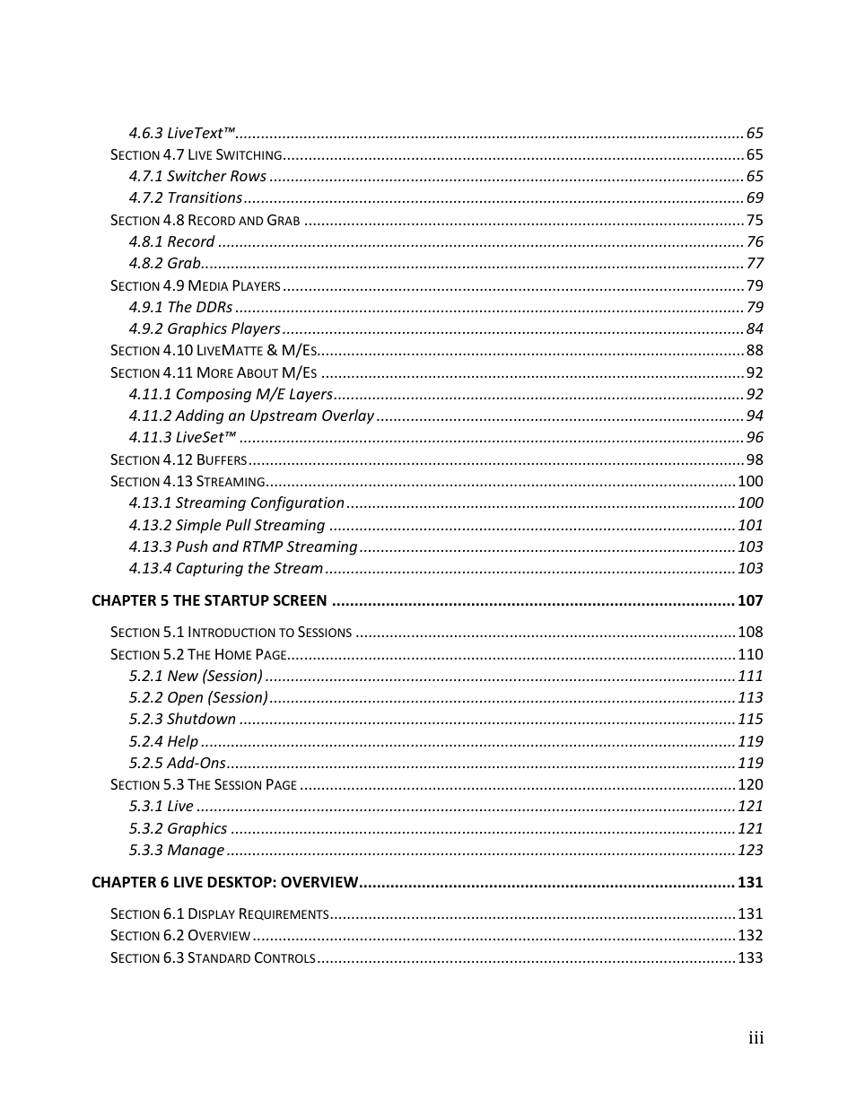 NewTek TriCaster 8000 User Manual | Page 5 / 529