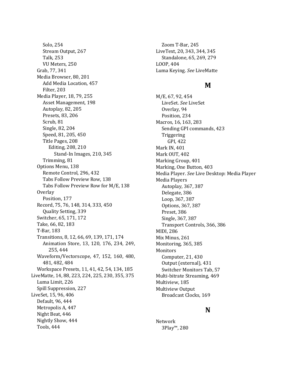 NewTek TriCaster 8000 User Manual | Page 523 / 529