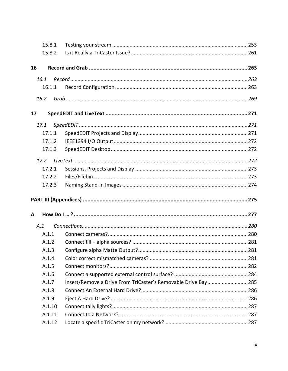 NewTek TriCaster 855 User Manual | Page 11 / 368