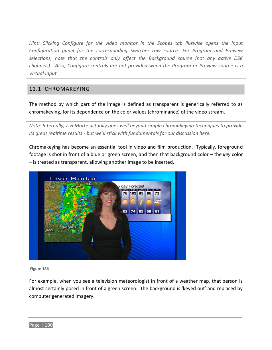 Chromakeying | NewTek TriCaster 855 User Manual | Page 206 / 368