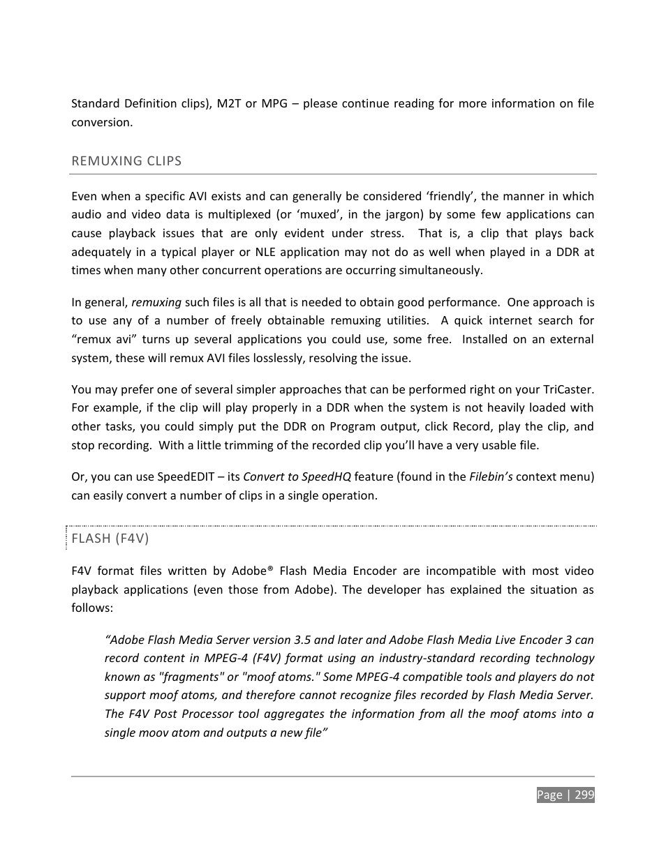 NewTek TriCaster 855 User Manual | Page 315 / 368