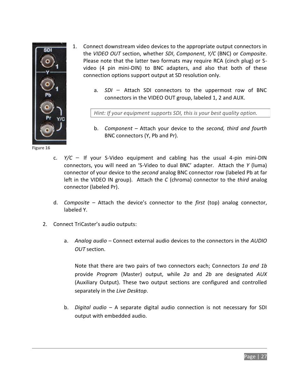 NewTek TriCaster 855 User Manual | Page 43 / 368