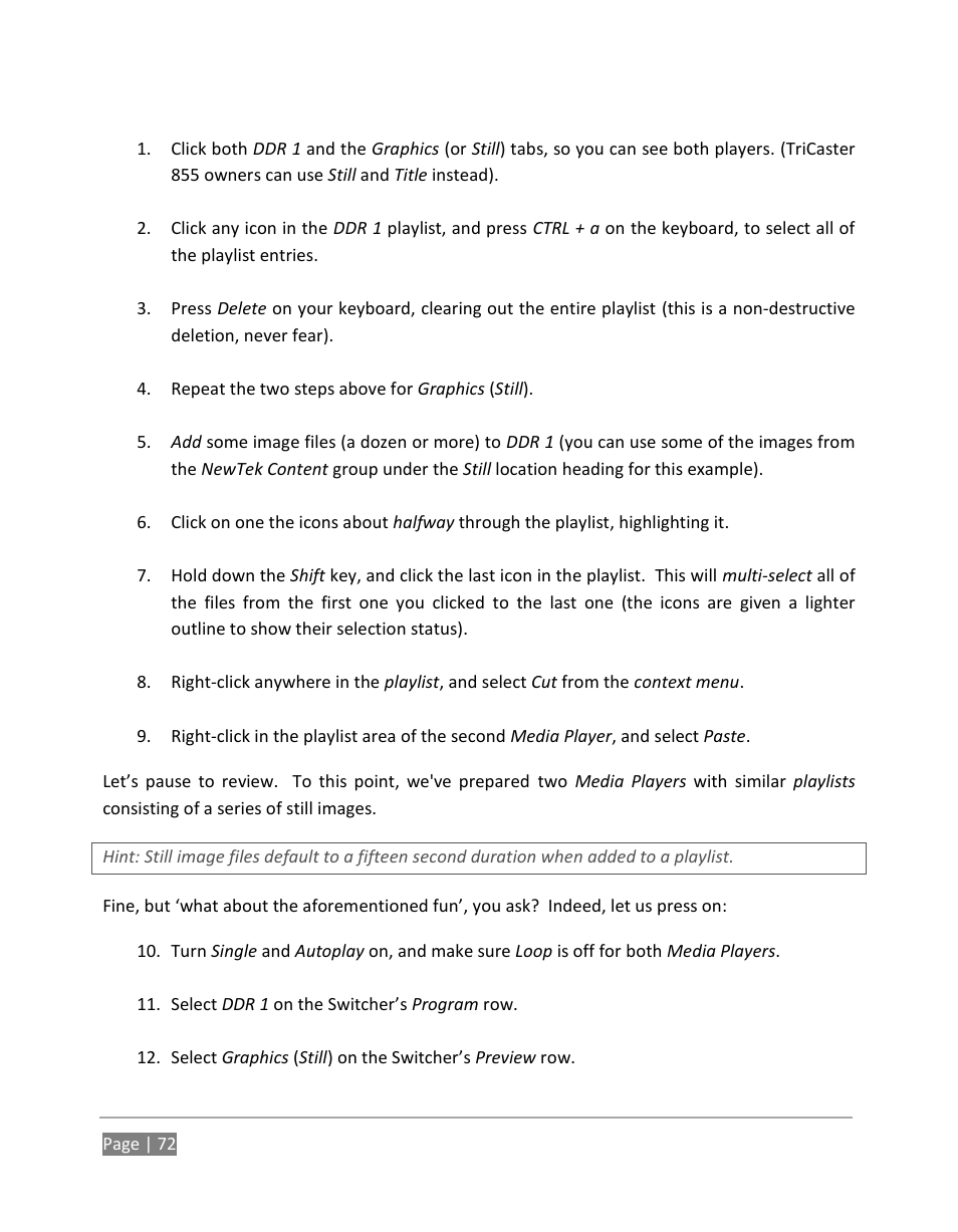 NewTek TriCaster 855 User Manual | Page 88 / 368