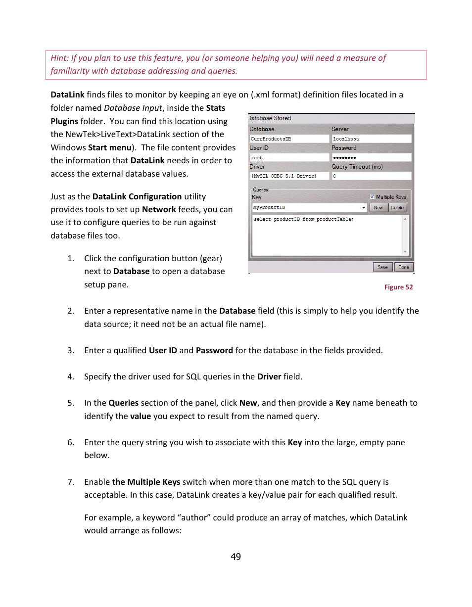 NewTek LiveText User Manual | Page 56 / 101