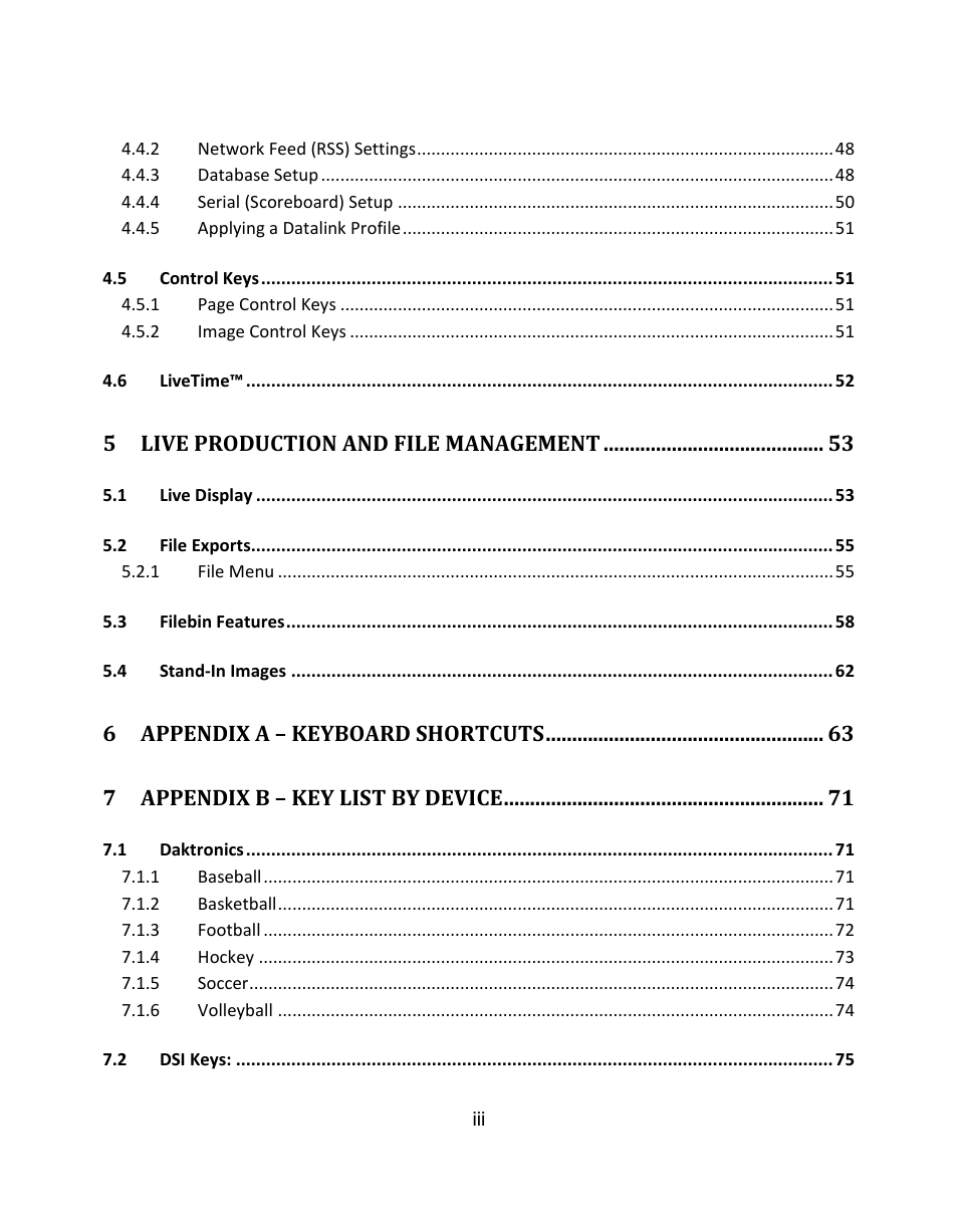 NewTek LiveText User Manual | Page 6 / 101