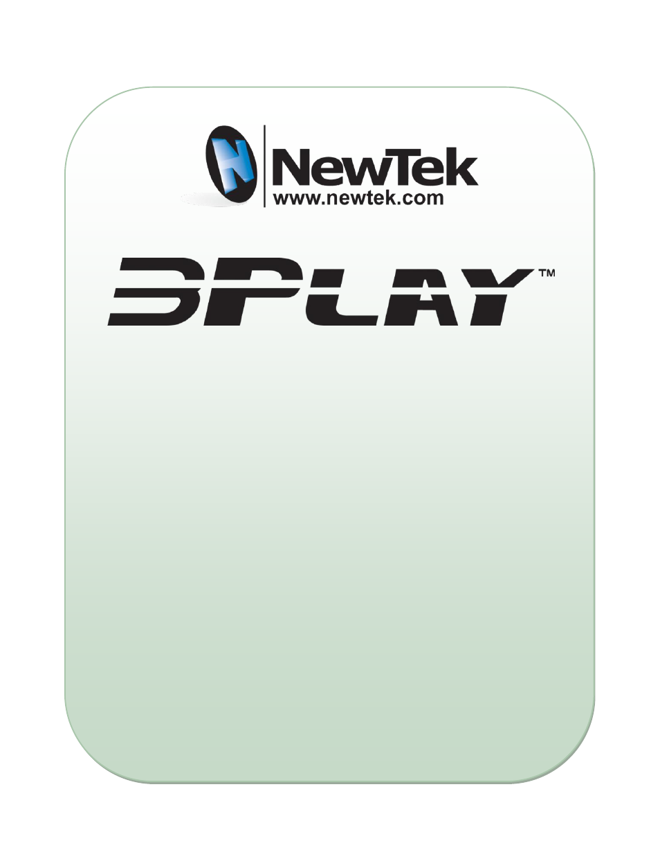 NewTek 3Play 330 User Manual | 107 pages