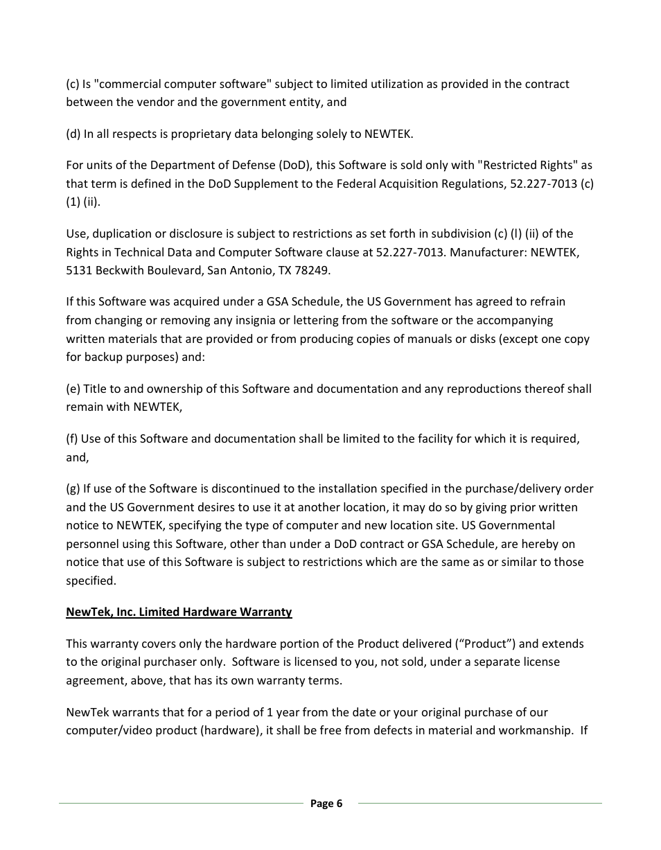 NewTek 3Play 330 User Manual | Page 12 / 107