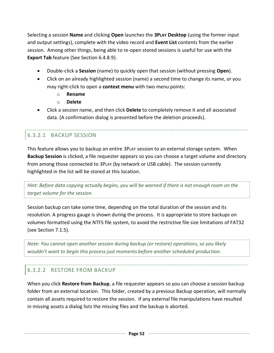 NewTek 3Play 330 User Manual | Page 58 / 107