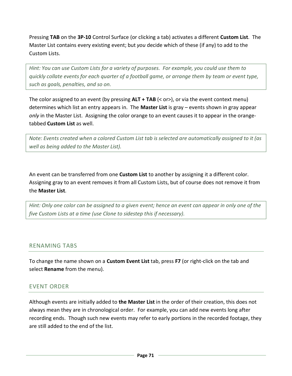 NewTek 3Play 330 User Manual | Page 77 / 107