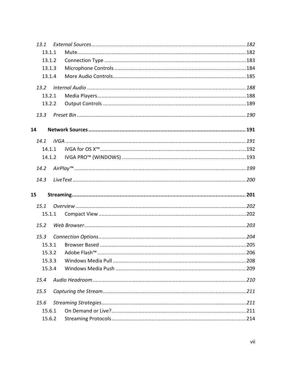 NewTek TriCaster 300 User Manual | Page 11 / 328