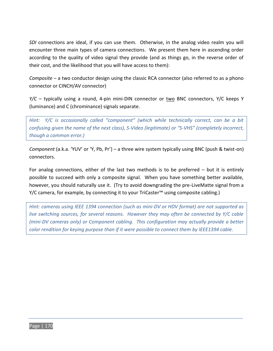 NewTek TriCaster 300 User Manual | Page 186 / 328