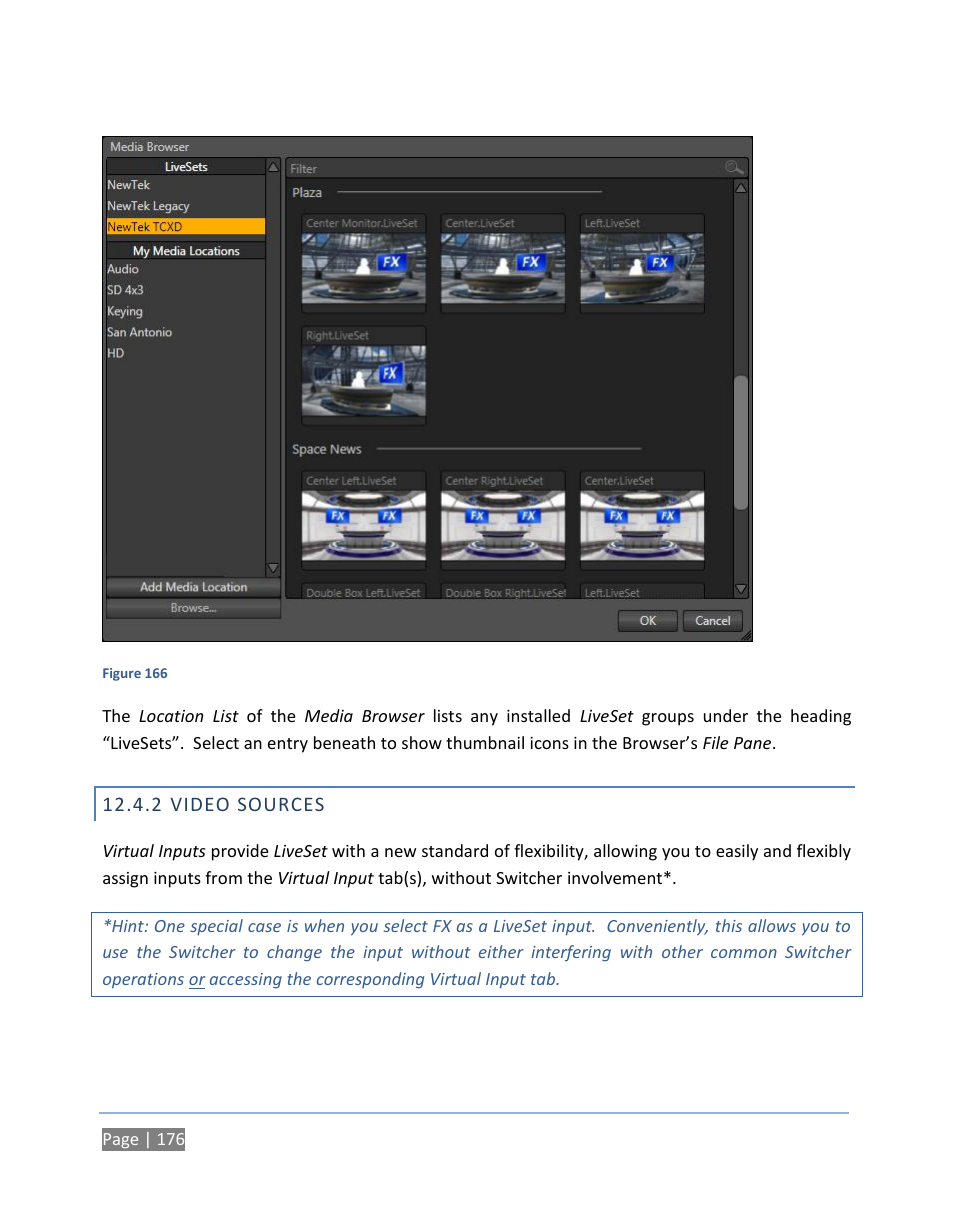 2 video sources, Video sources | NewTek TriCaster 300 User Manual | Page 192 / 328