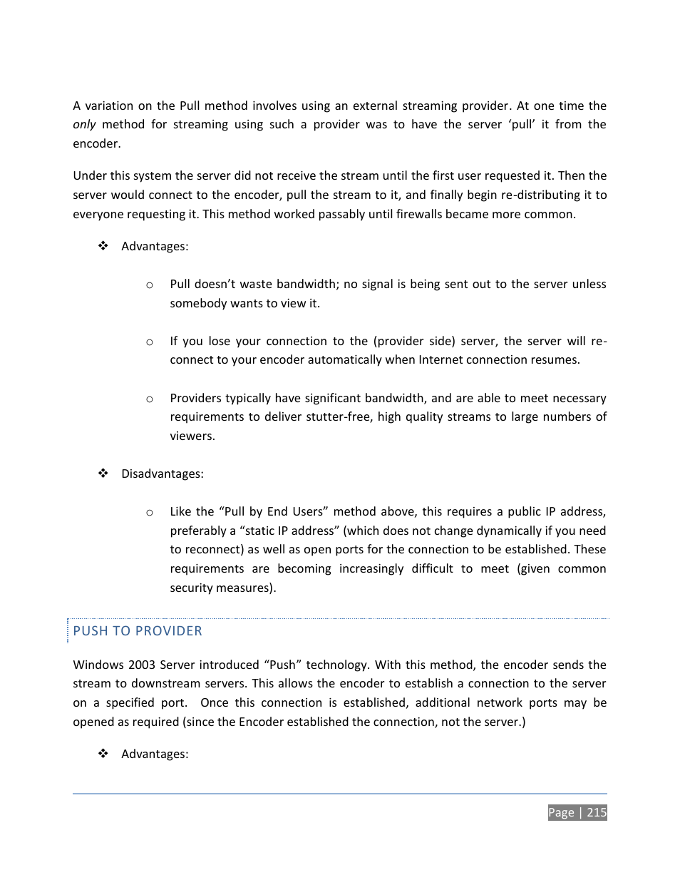 Push to provider | NewTek TriCaster 300 User Manual | Page 231 / 328