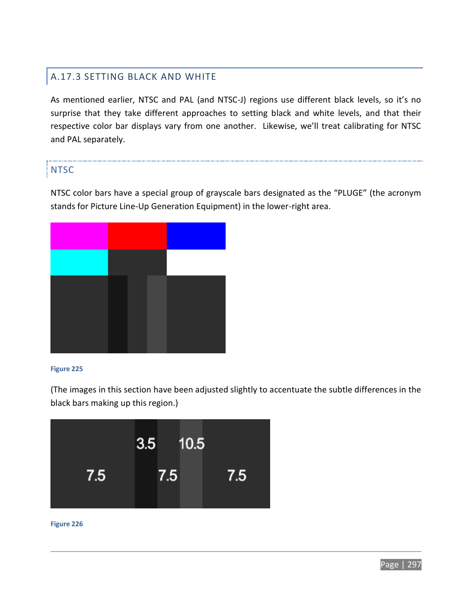 A.17.3 setting black and white, Ntsc, A.17.3 | Setting black and white | NewTek TriCaster 300 User Manual | Page 313 / 328