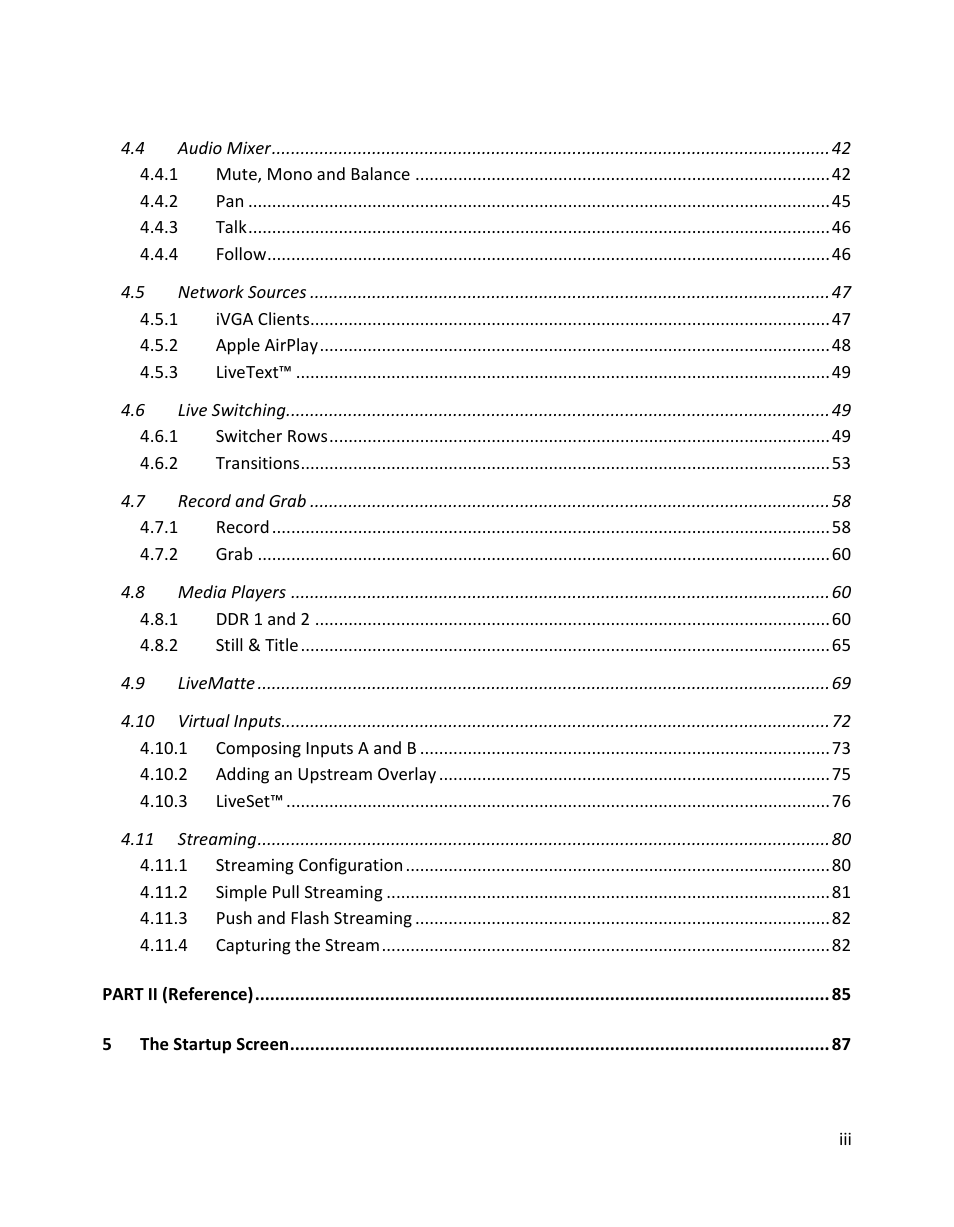 NewTek TriCaster 300 User Manual | Page 7 / 328