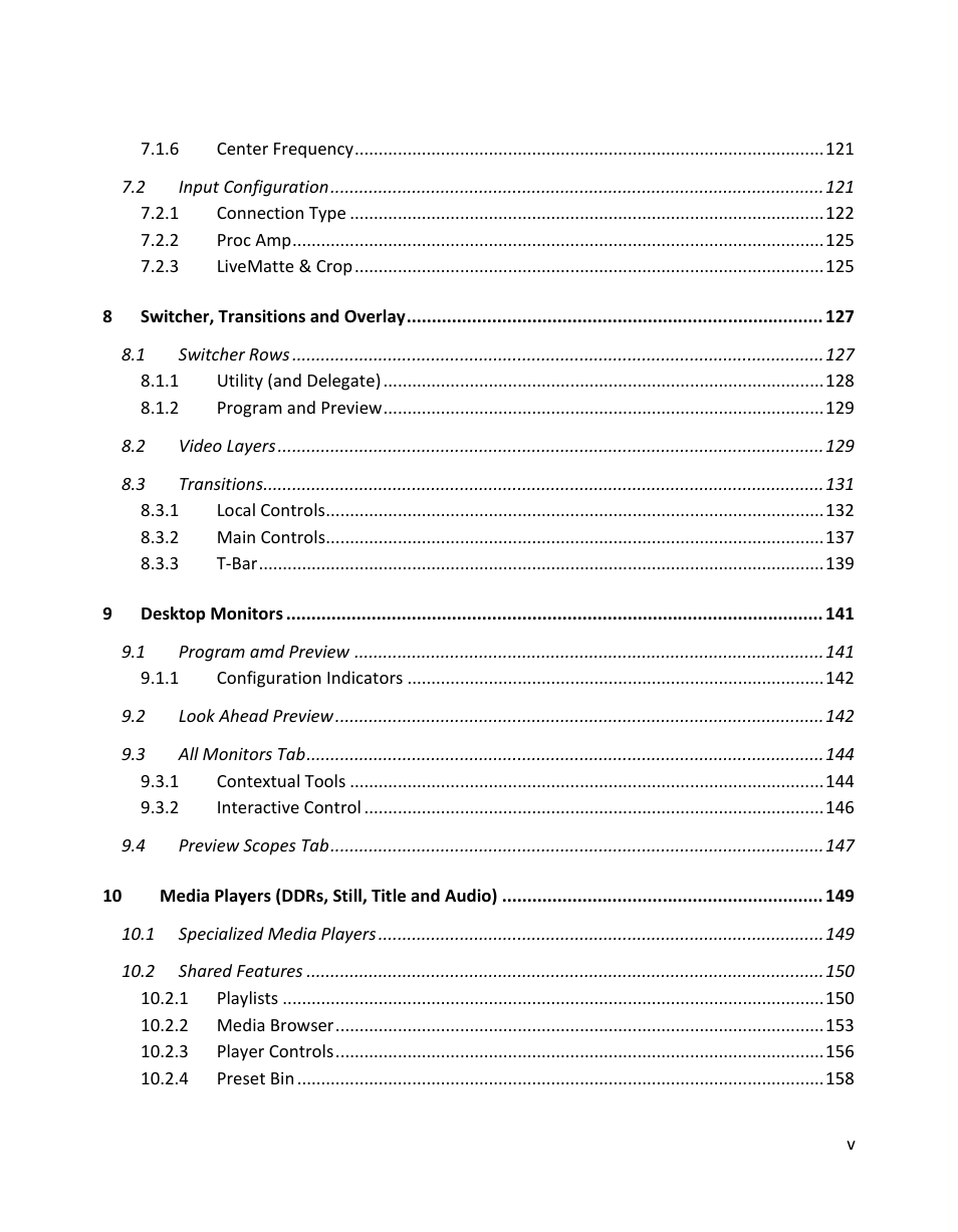 NewTek TriCaster 300 User Manual | Page 9 / 328