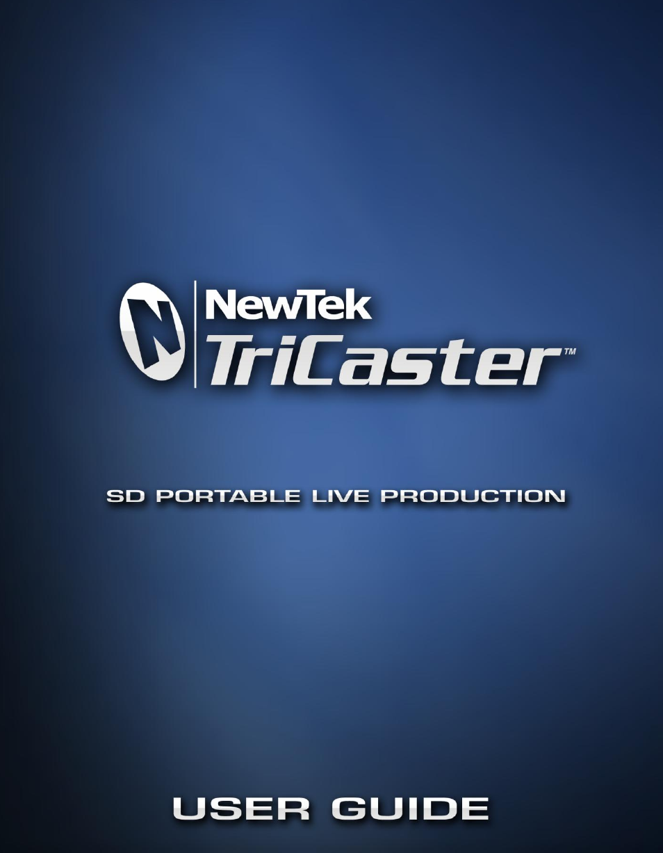 NewTek TriCaster Studio User Manual | 298 pages