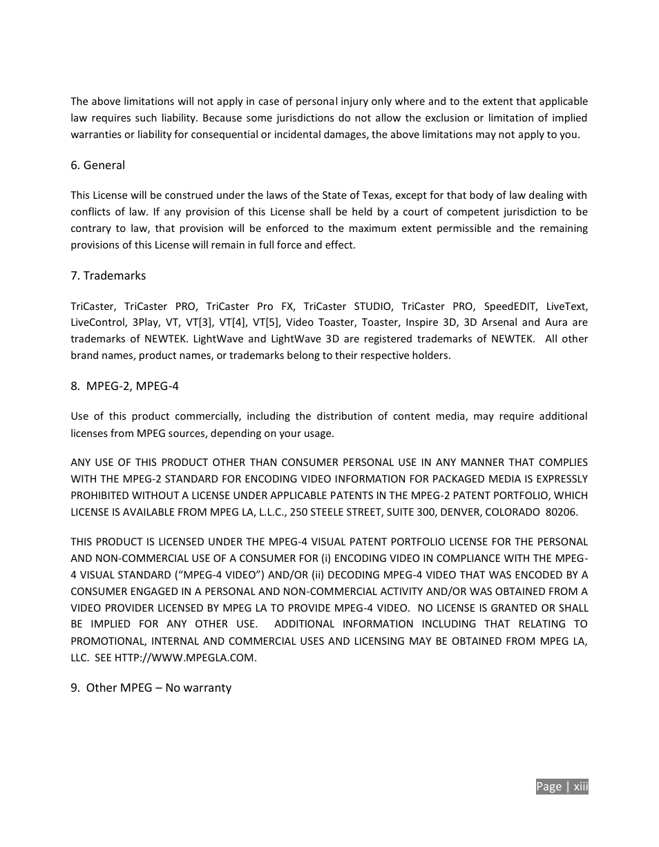 NewTek TriCaster Studio User Manual | Page 17 / 298