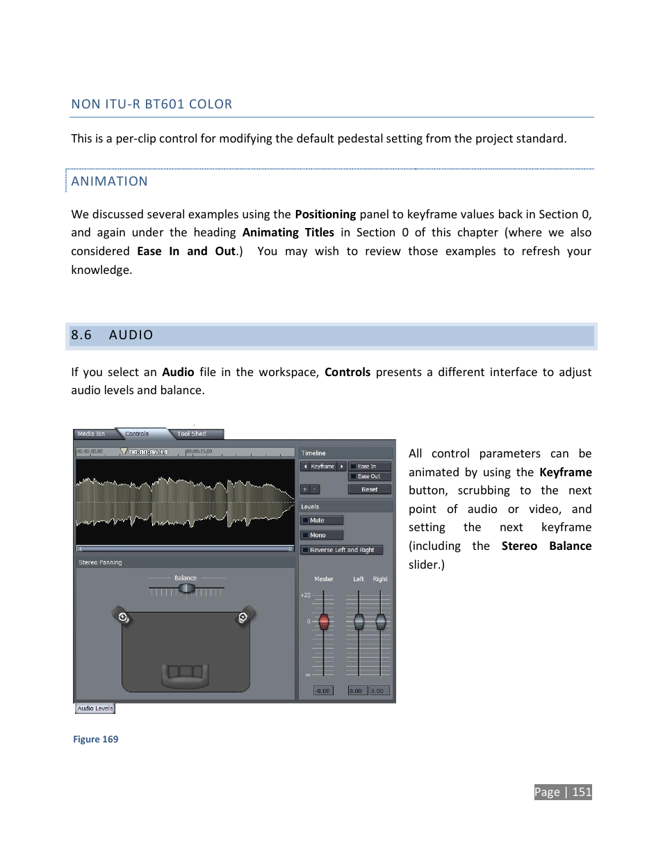 Audio | NewTek TriCaster Studio User Manual | Page 171 / 298