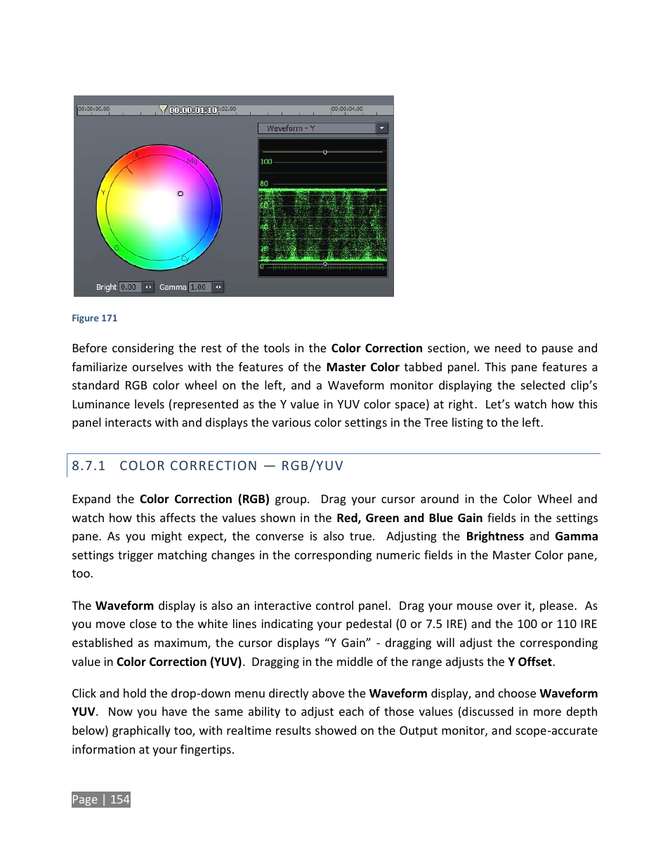 Color correction — rgb/yuv | NewTek TriCaster Studio User Manual | Page 174 / 298