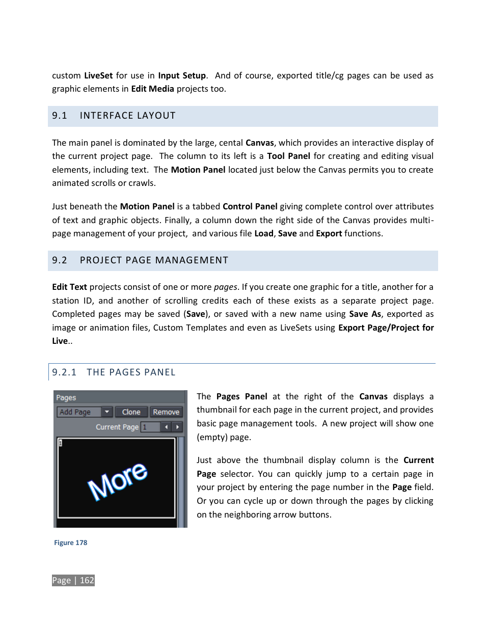 Interface layout | NewTek TriCaster Studio User Manual | Page 182 / 298