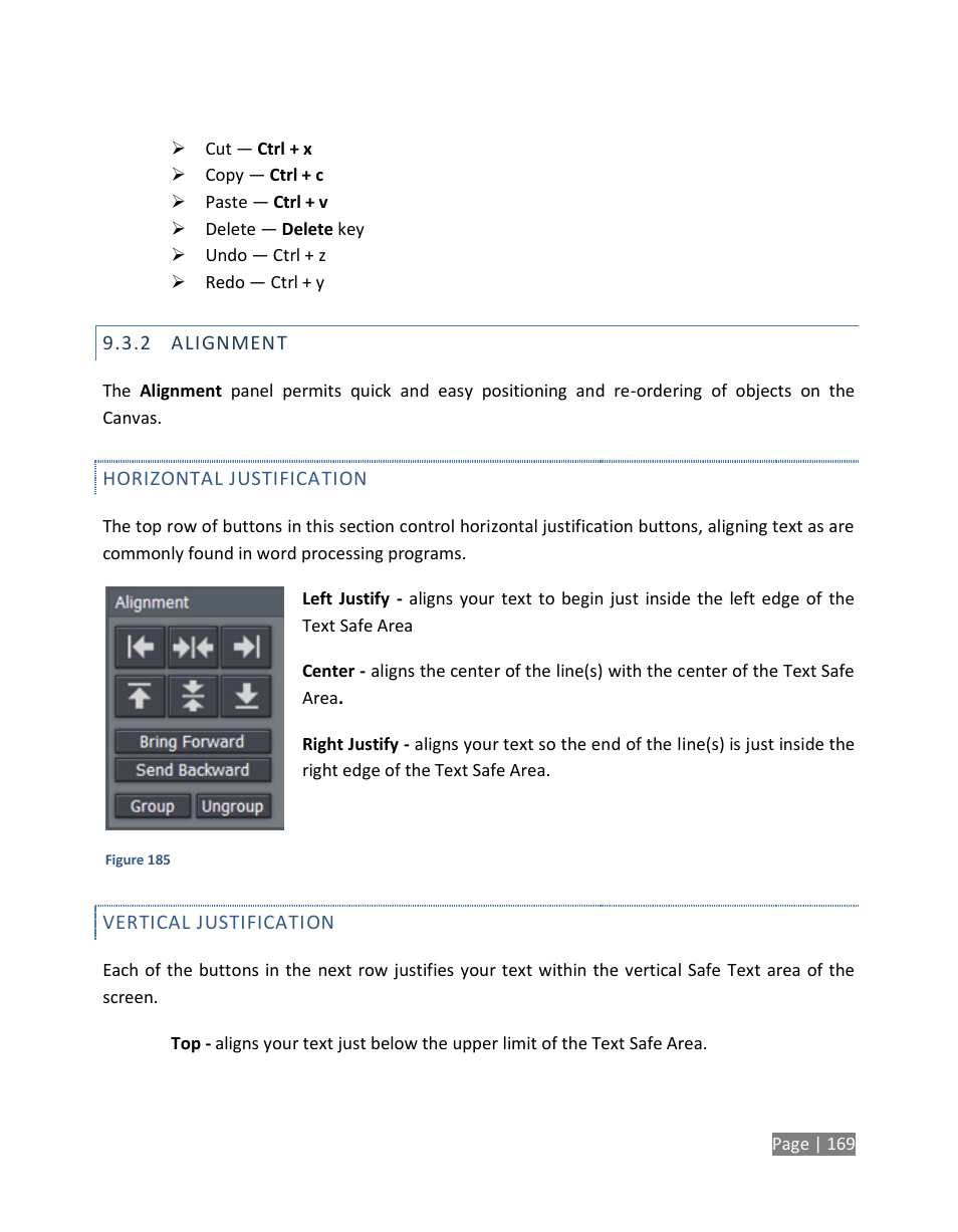 Alignment | NewTek TriCaster Studio User Manual | Page 189 / 298