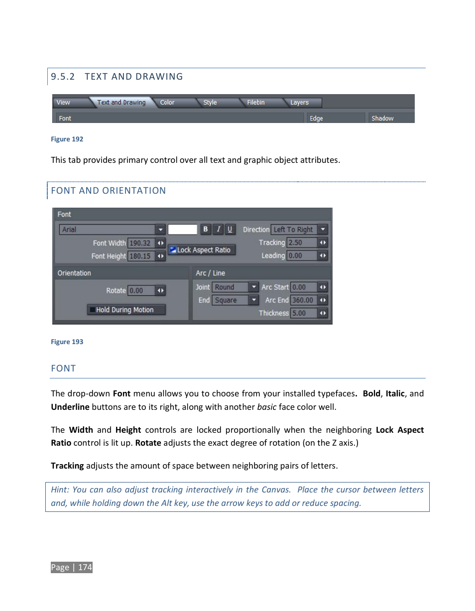 Text and drawing | NewTek TriCaster Studio User Manual | Page 194 / 298