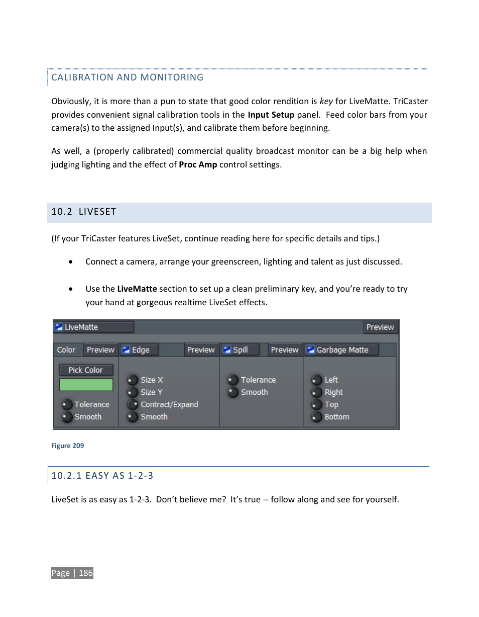 Liveset, Easy as 1-2-3 | NewTek TriCaster Studio User Manual | Page 206 / 298