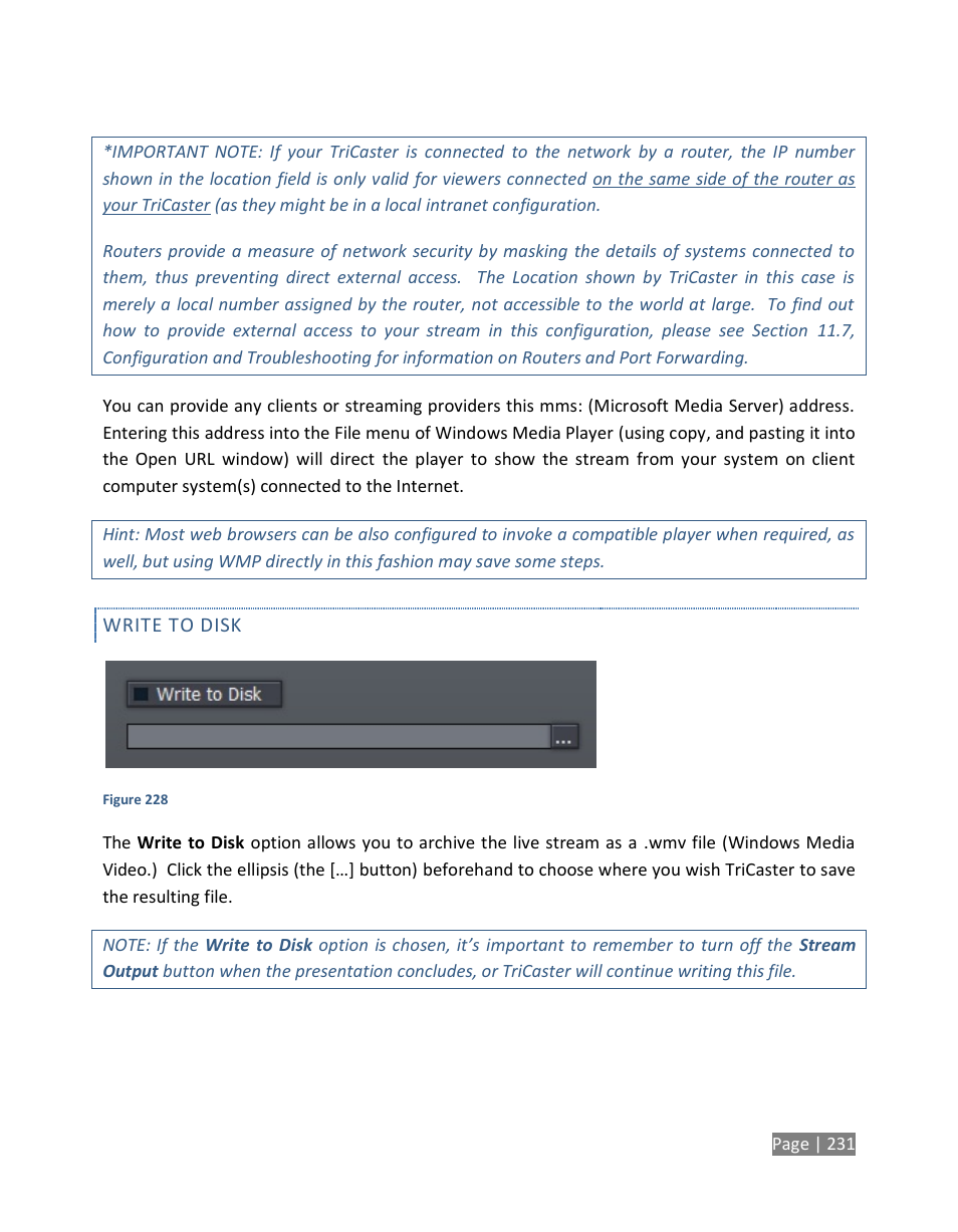 NewTek TriCaster Studio User Manual | Page 251 / 298