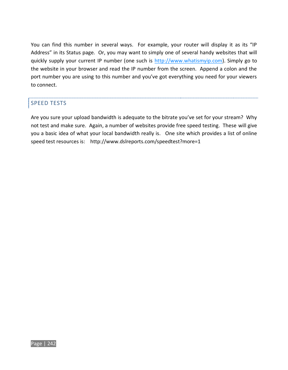 NewTek TriCaster Studio User Manual | Page 262 / 298