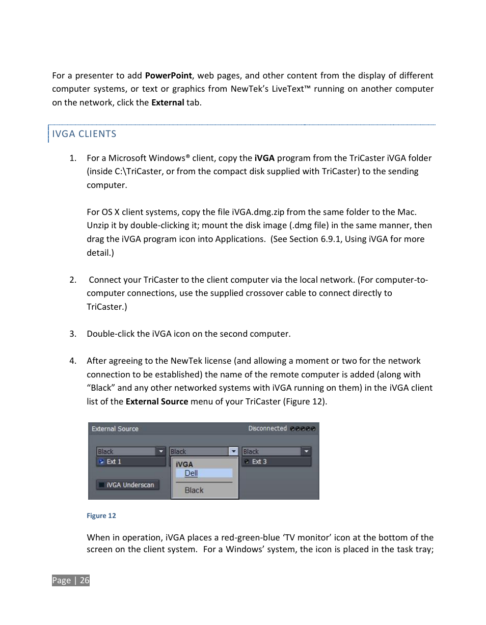 NewTek TriCaster Studio User Manual | Page 46 / 298