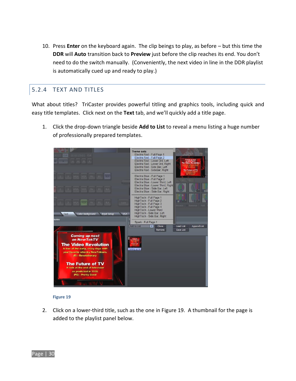 Text and titles | NewTek TriCaster Studio User Manual | Page 50 / 298