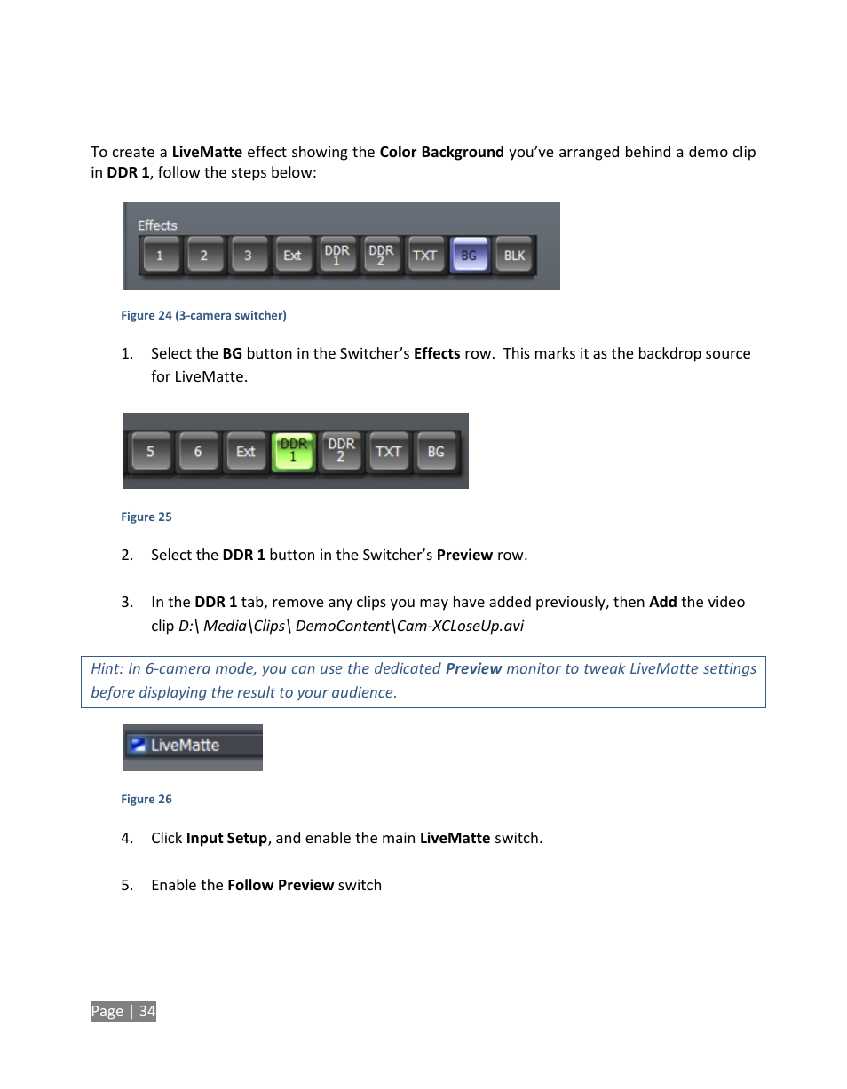 NewTek TriCaster Studio User Manual | Page 54 / 298