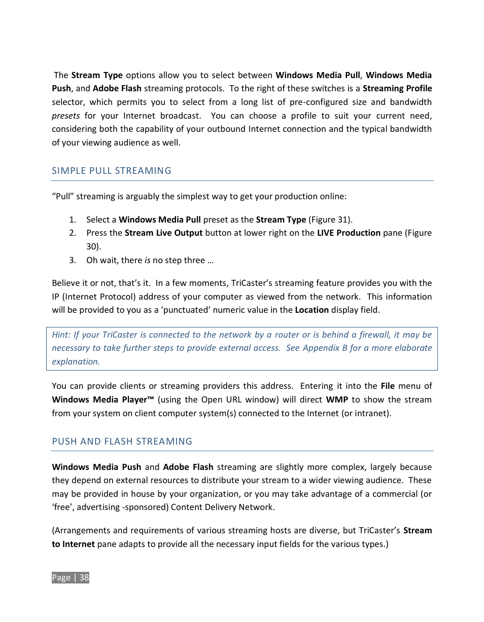 NewTek TriCaster Studio User Manual | Page 58 / 298
