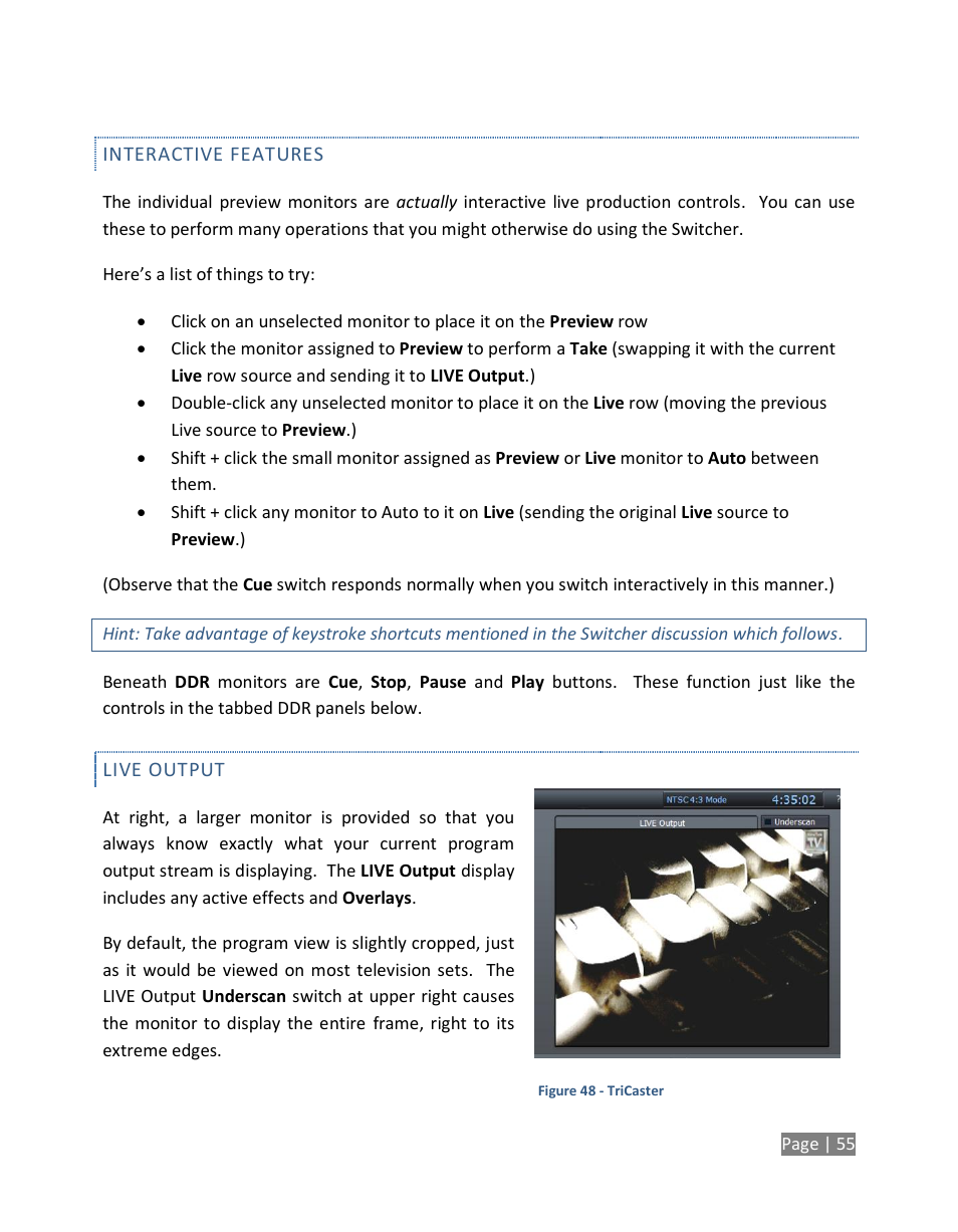 NewTek TriCaster Studio User Manual | Page 75 / 298