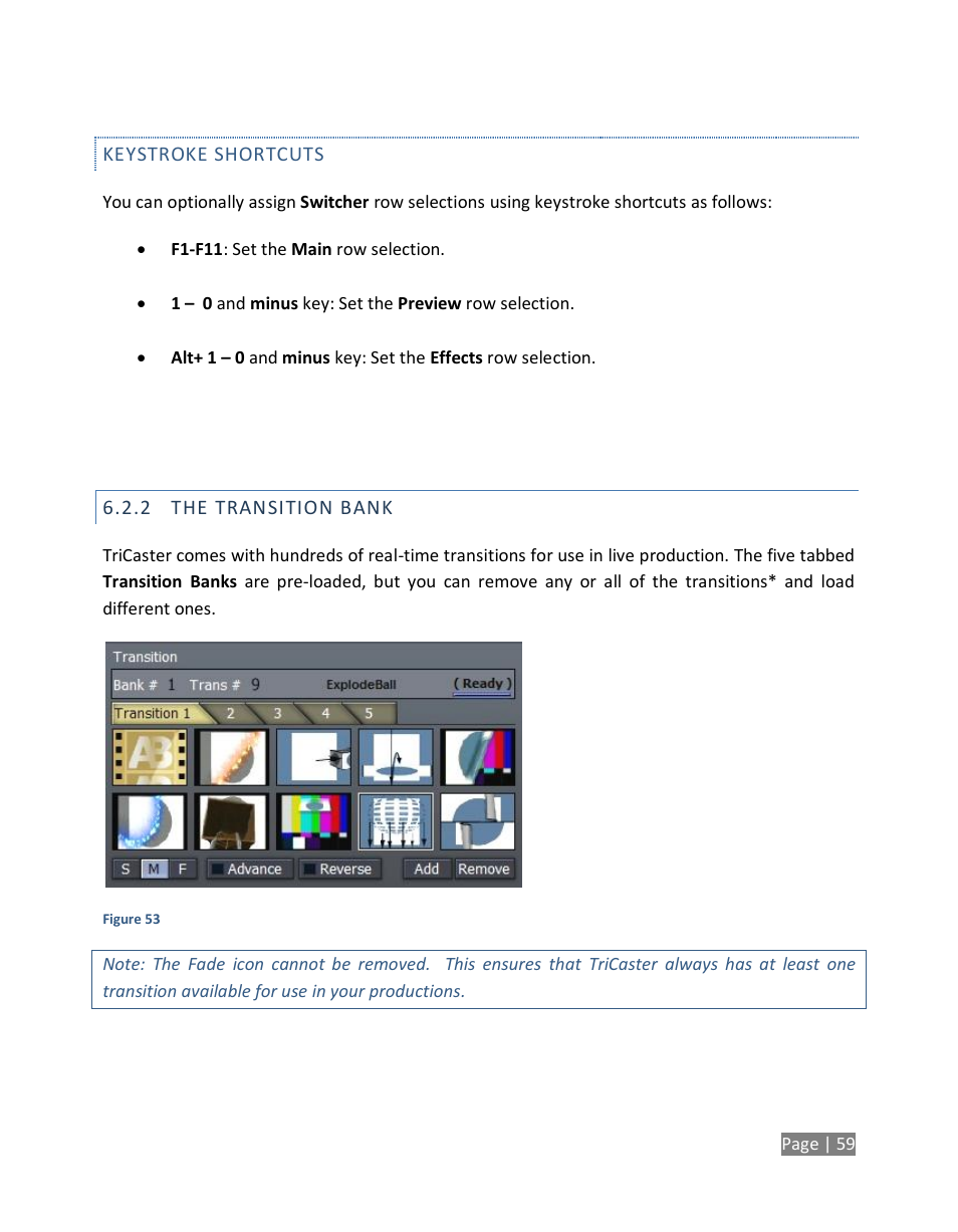 The transition bank | NewTek TriCaster Studio User Manual | Page 79 / 298