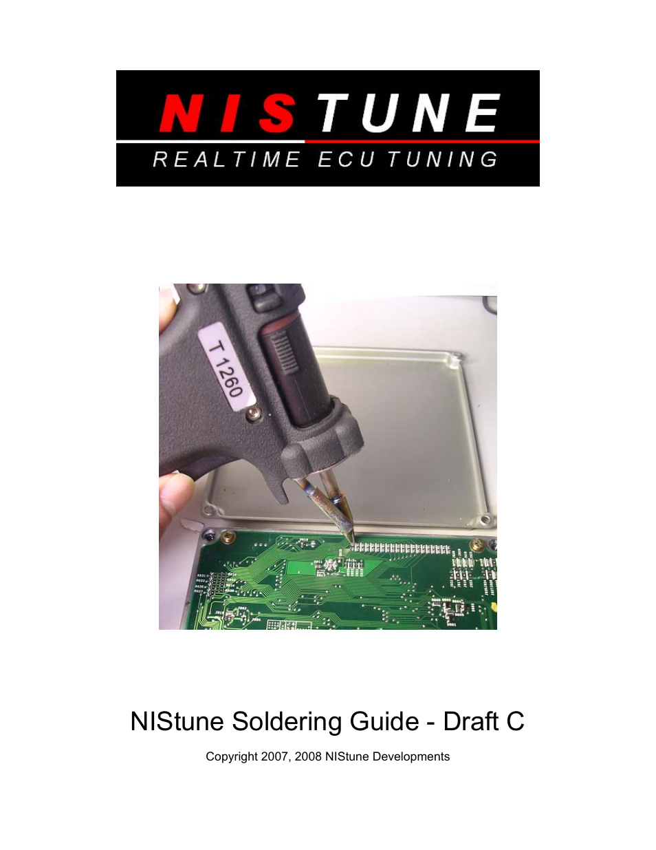 NIStune Soldering User Manual | 10 pages