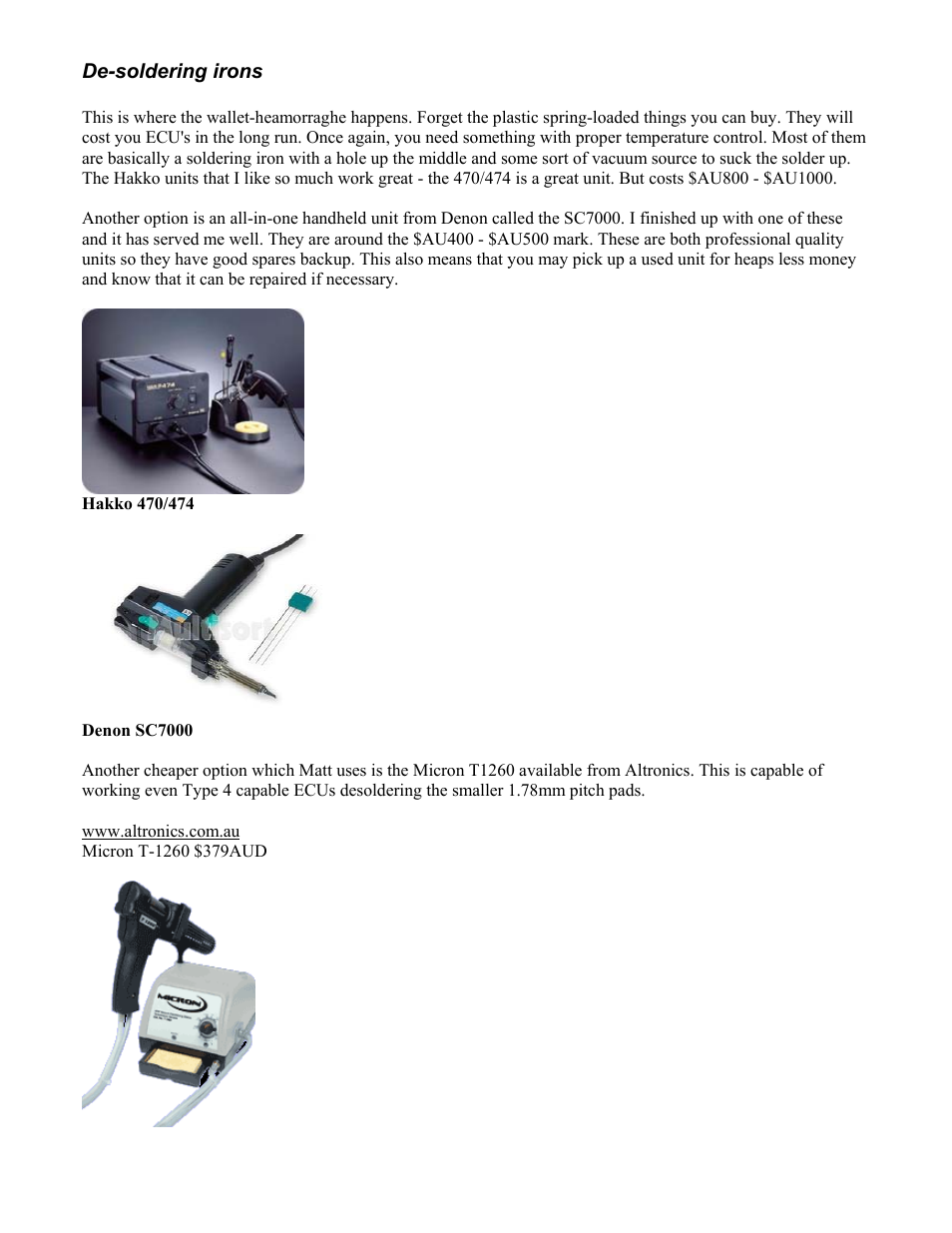 NIStune Soldering User Manual | Page 6 / 10