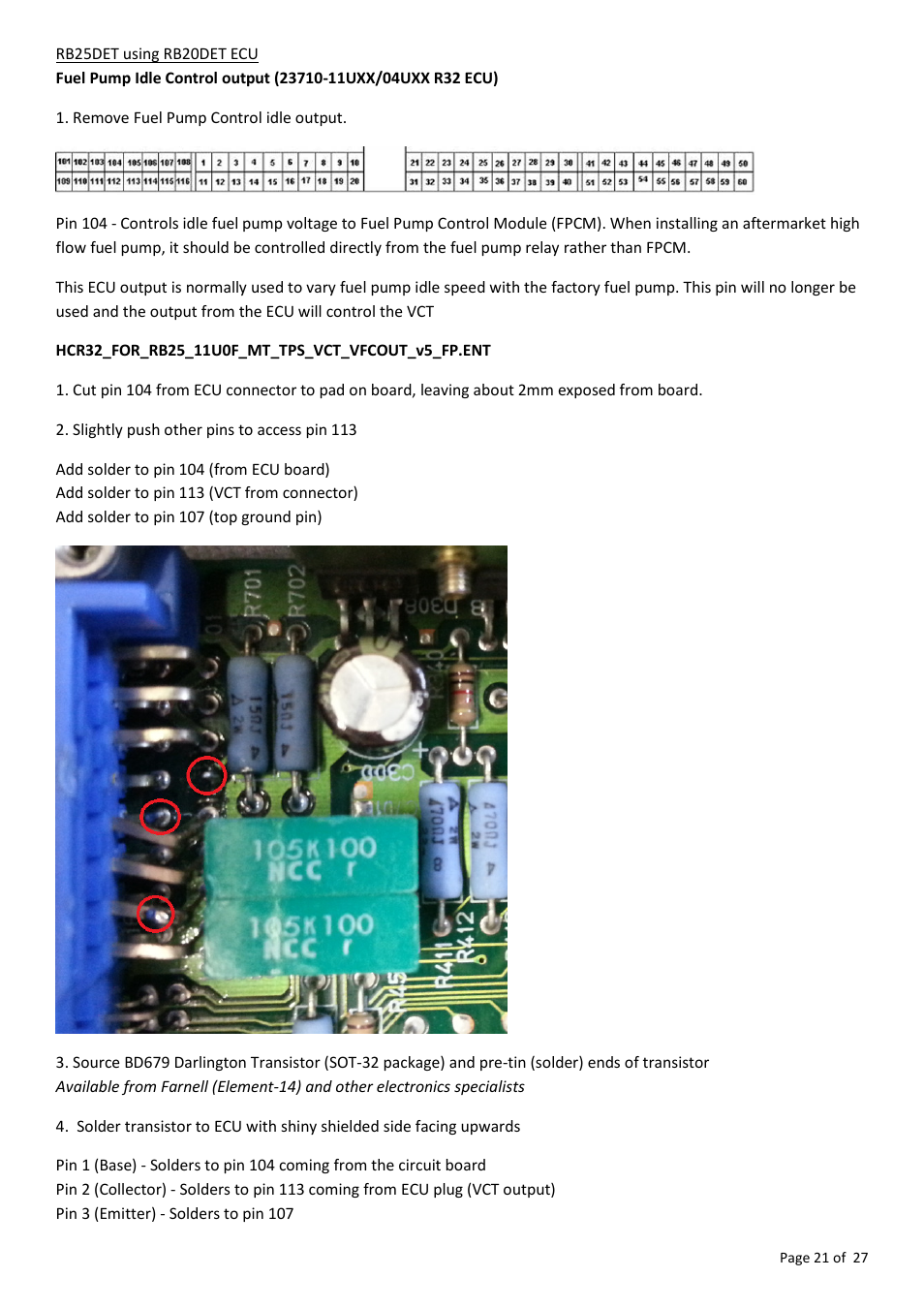 NIStune Feature Pack V.1 User Manual | Page 21 / 27