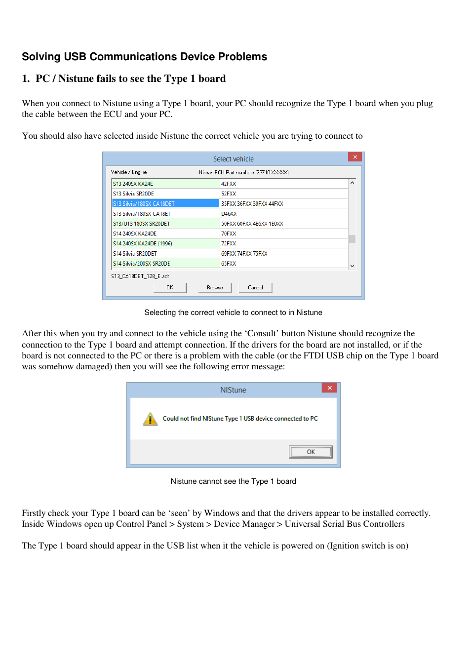 NIStune Type 1 Diagnostics User Manual | Page 3 / 13