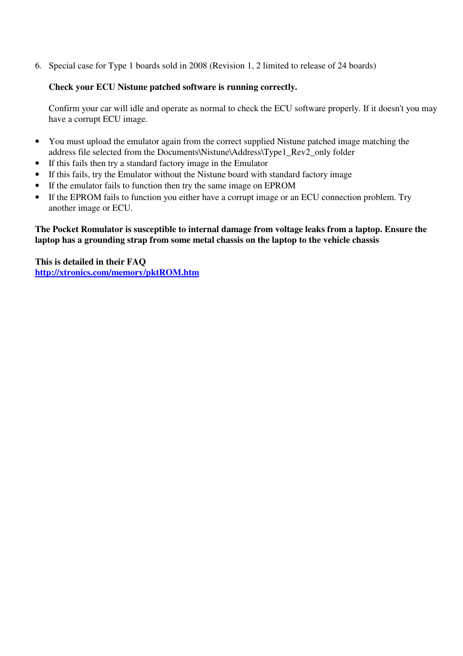 NIStune Type 1 Diagnostics User Manual | Page 7 / 13