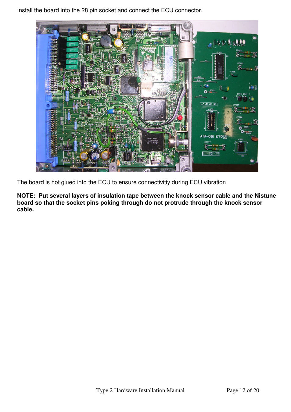NIStune Type 2 V.1.6 User Manual | Page 12 / 20
